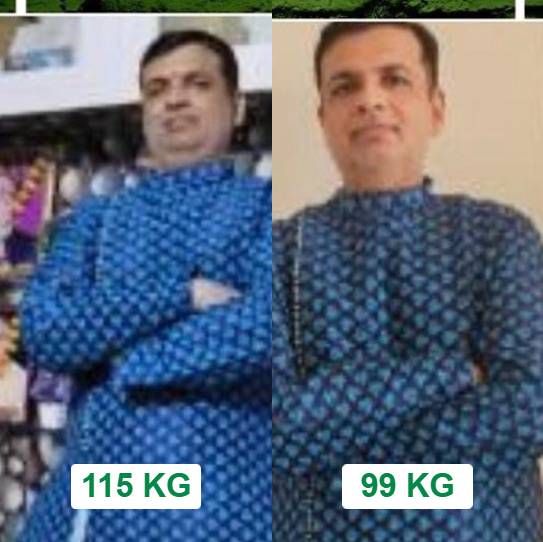 Weight loss - client Pankaj
