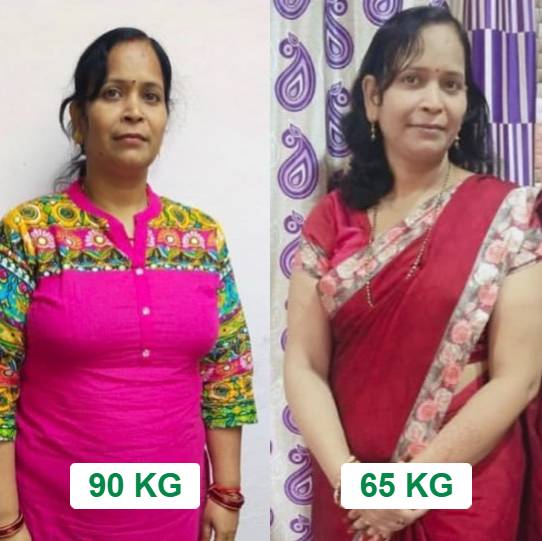 Thyroid reversal with weight loss