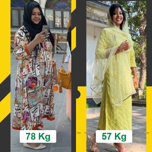 Farzanas 6 month transformation