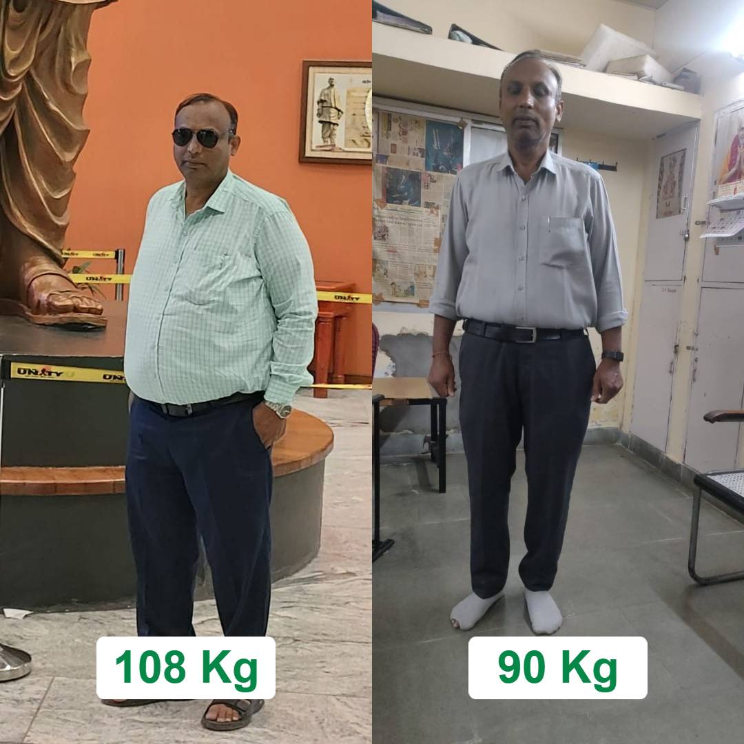 Transforming Health: 18 kg Weight Loss in 5 Months