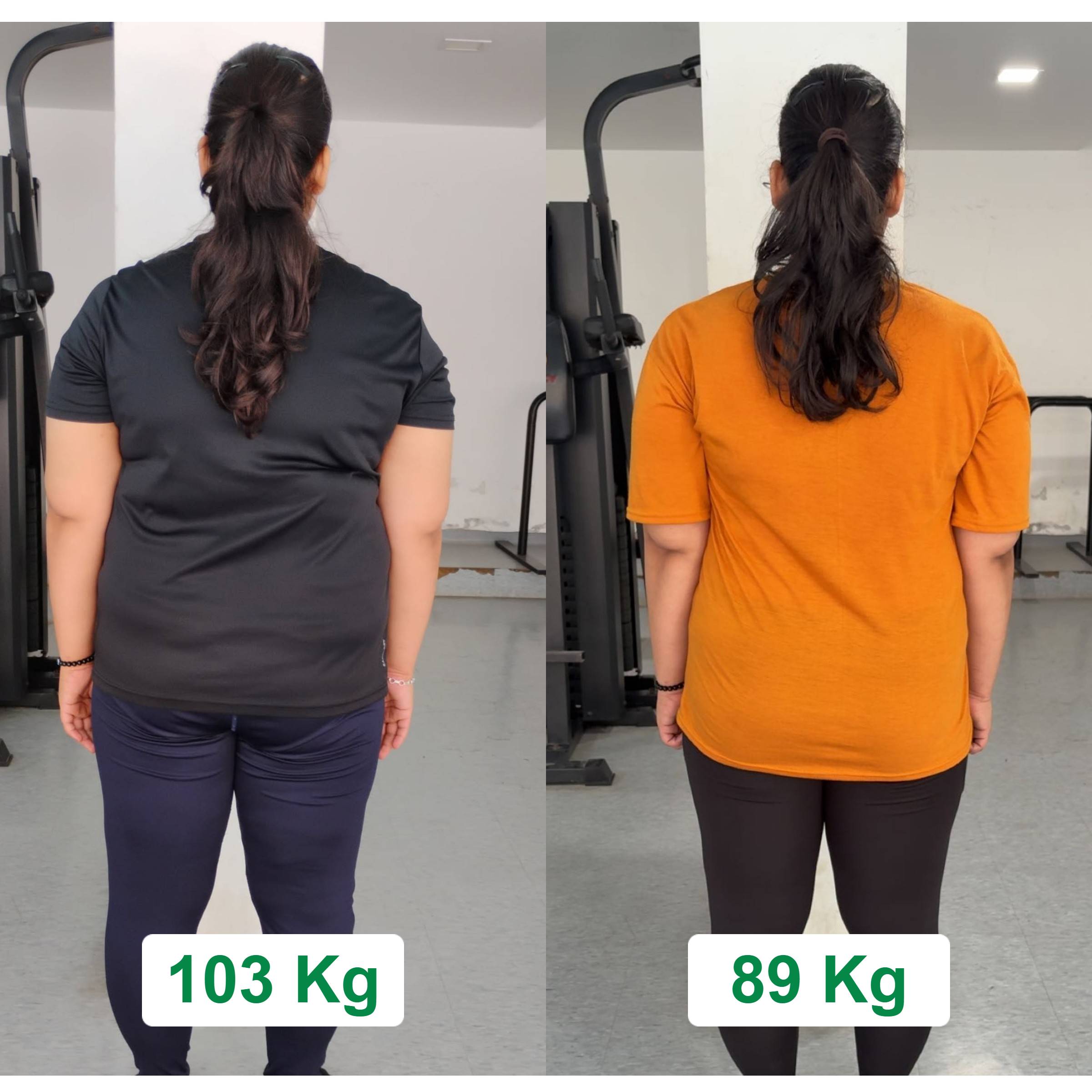 Consistent Effort, Real Results: 14 kg Fat Loss Transformation