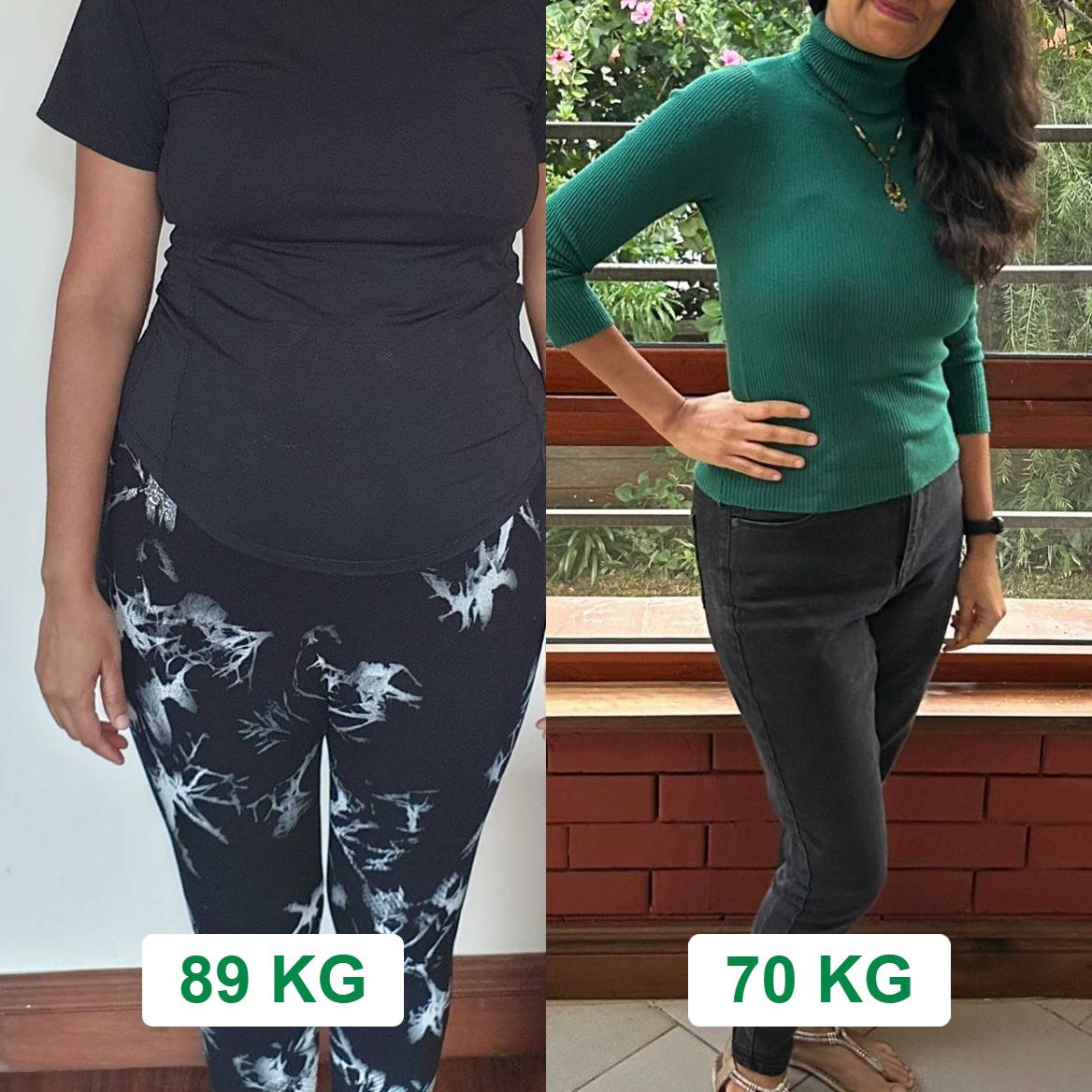 Weight loss in 2month
