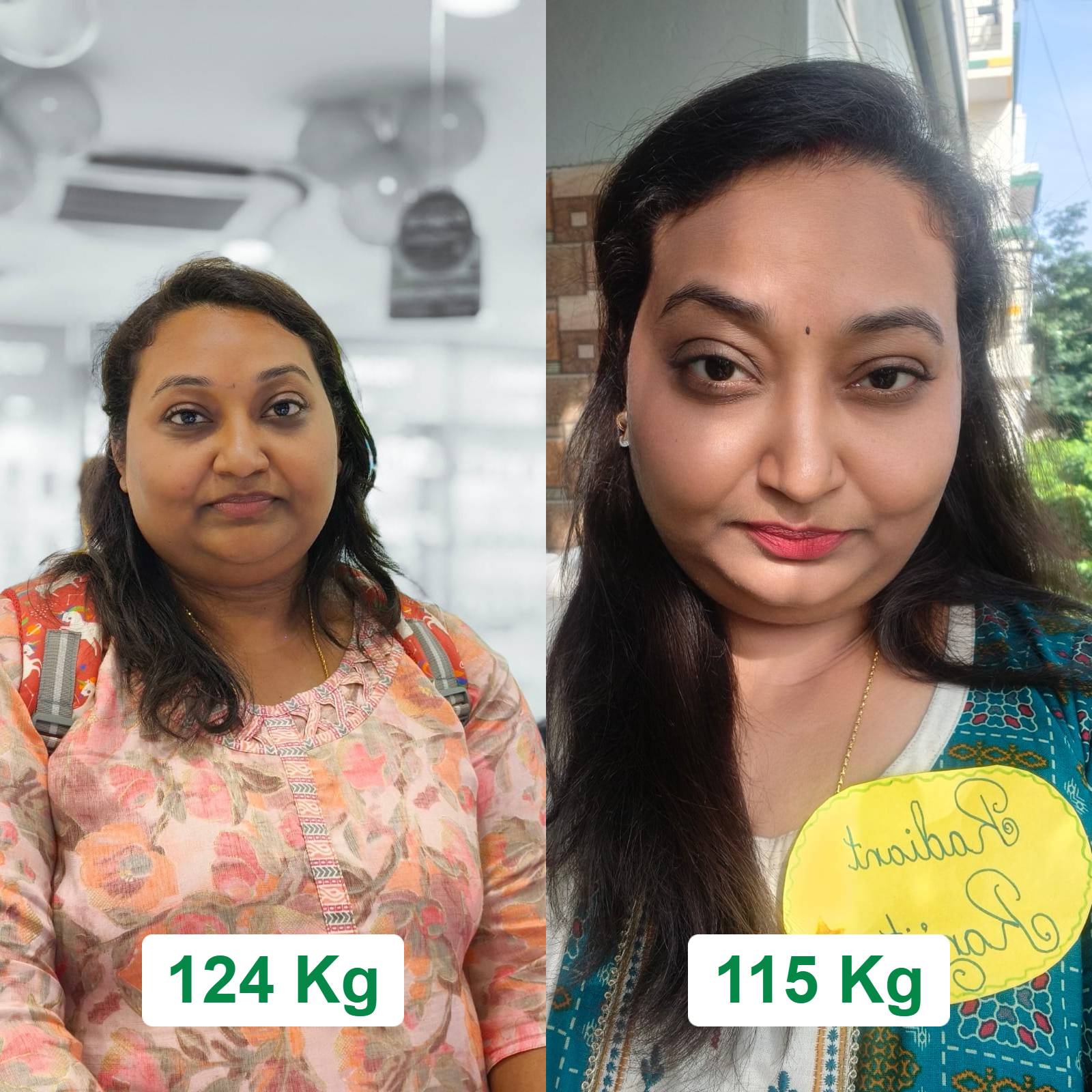 Ranjita reduced 9 kg in 3 months 