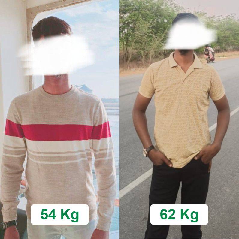 From Struggle to Strength: Syed’s 8kg Muscle Gain in 4 Months