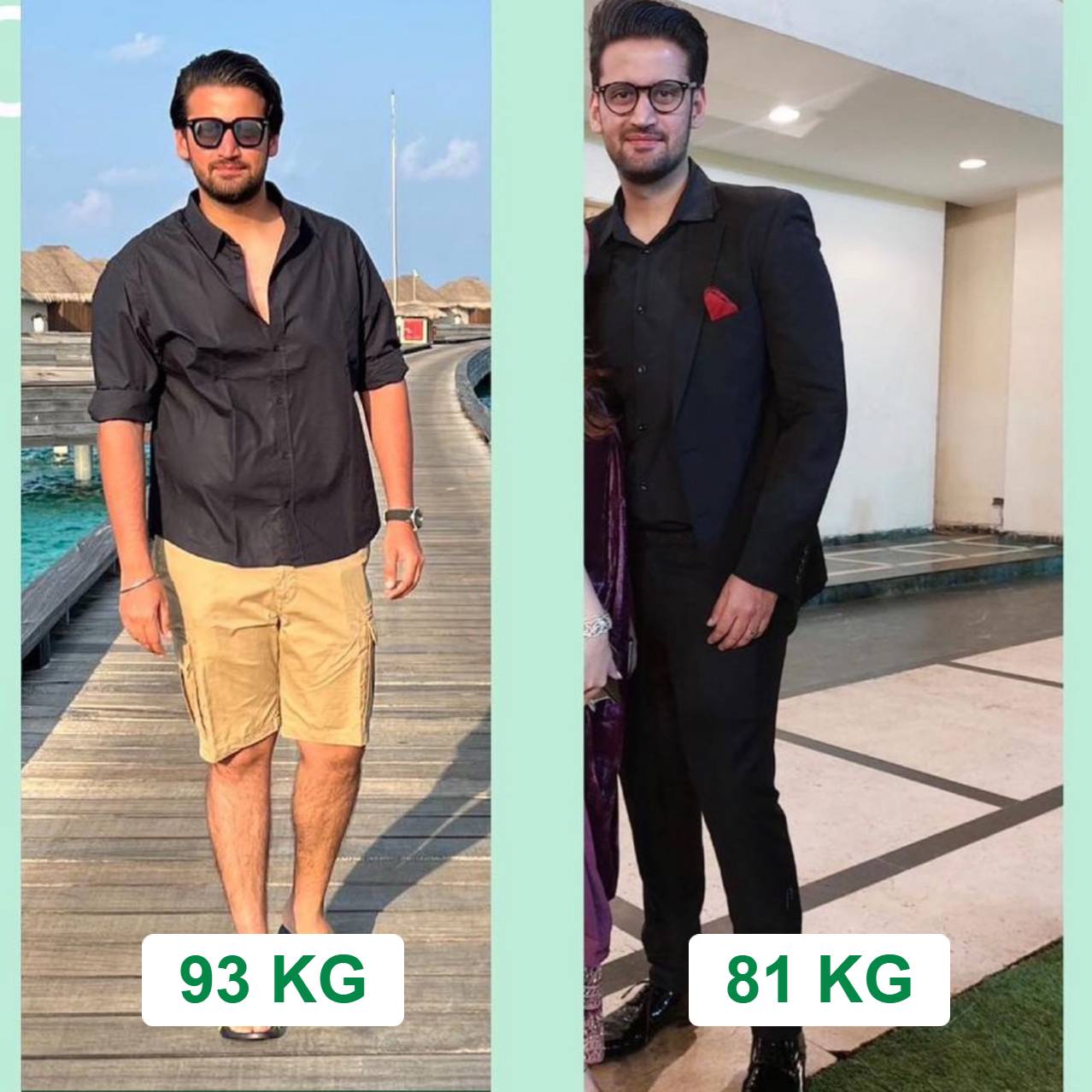 Siddharth Weight Loss Journey
