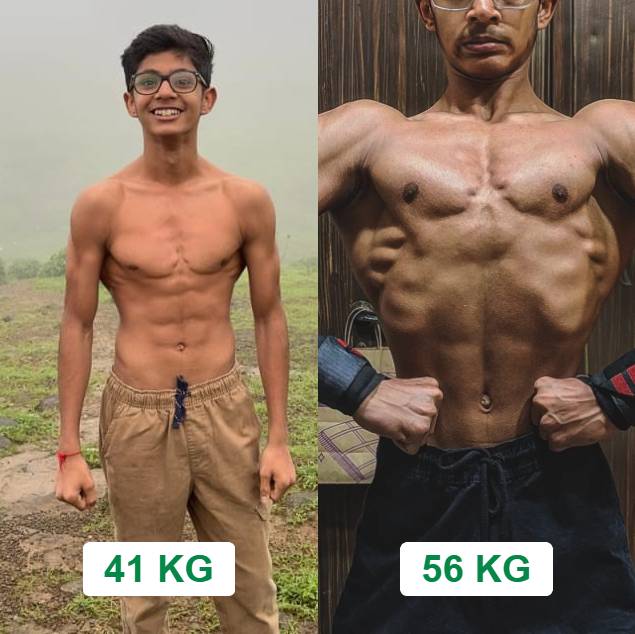 Skinny to muscular