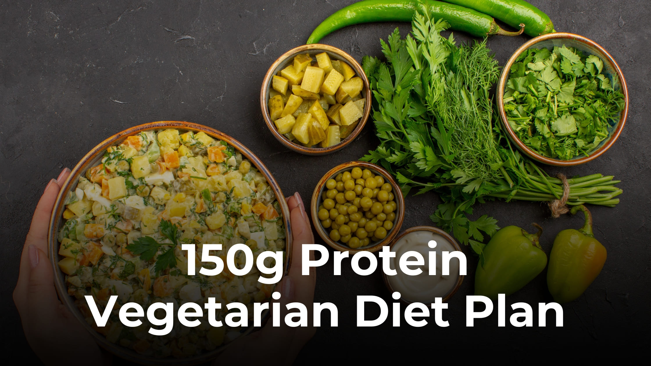 150g Protein Vegetarian Diet Plan (No Eggs, No Meat)